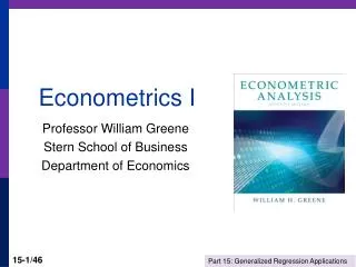 Econometrics I