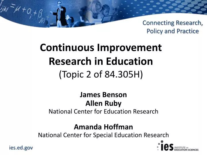 continuous improvement research in education topic 2 of 84 305h