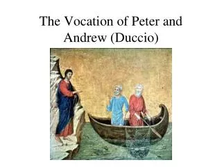 The Vocation of Peter and Andrew (Duccio)