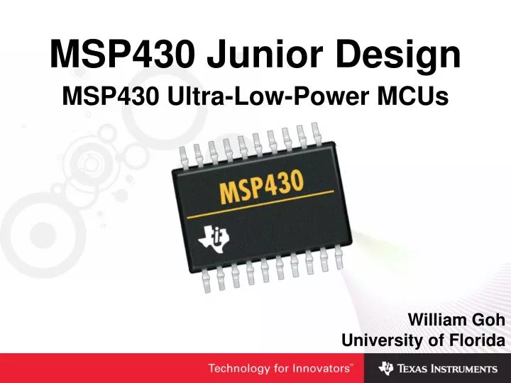 msp430 junior design