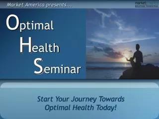 Start Your Journey Towards Optimal Health Today!