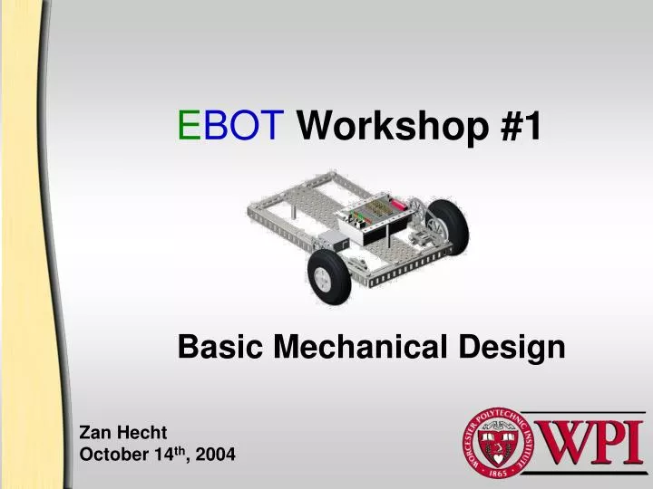 e bot workshop 1