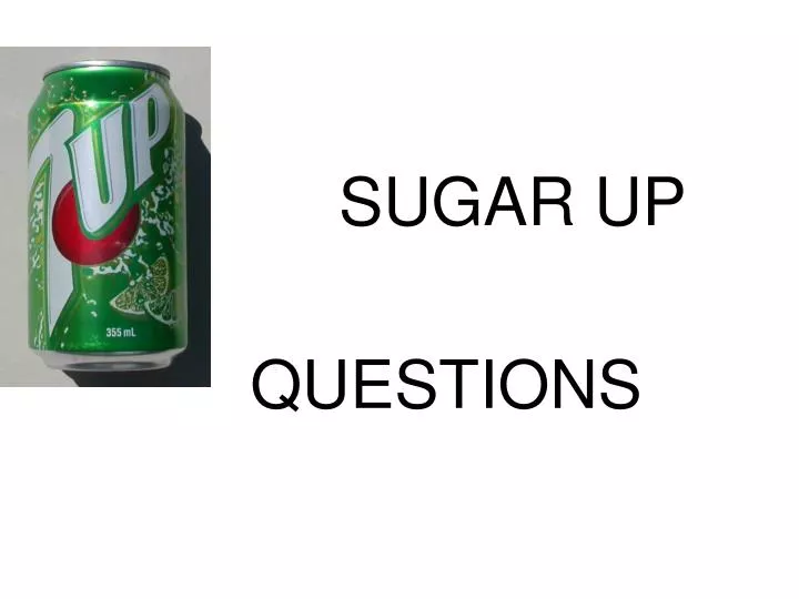 sugar up