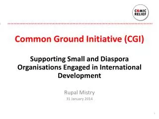 Common Ground Initiative (CGI)