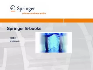 springer e b ooks