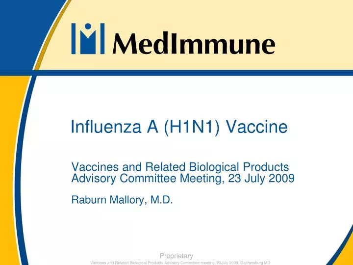 influenza a h1n1 vaccine