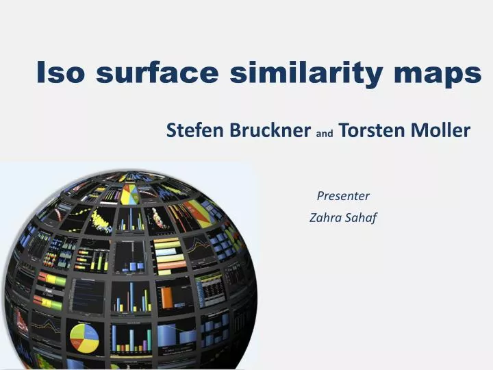 iso surface similarity maps