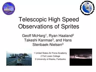 Telescopic High Speed Observations of Sprites