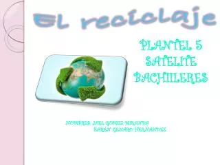 el reciclaje