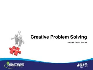 Creative Problem Solving Corporate Training Materials