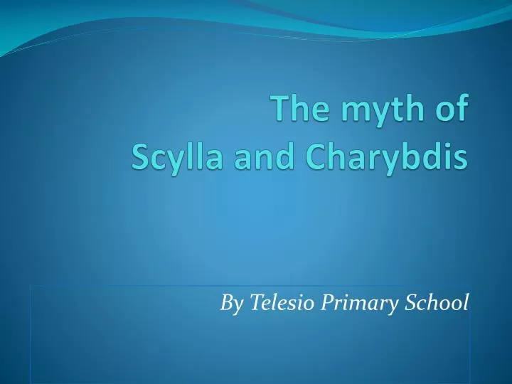 the myth of scylla and charybdis