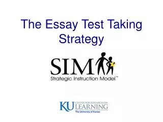 The Essay Test Taking Strategy