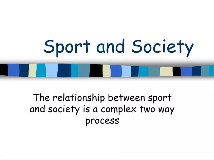 sport and society