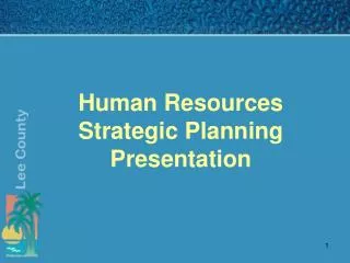 Human Resources Strategic Planning Presentation