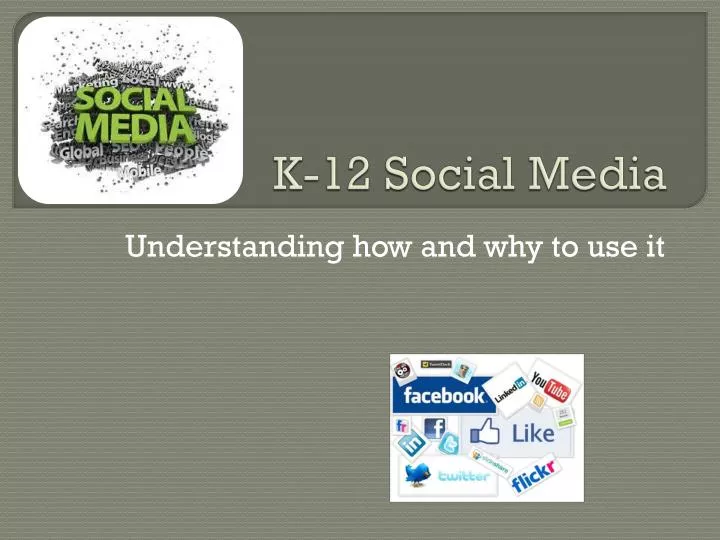 k 12 social media