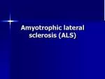 Amyotrophic lateral sclerosis (ALS) - slide 1
