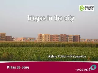 biogas in the city