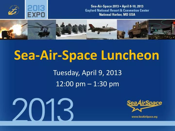 sea air space luncheon