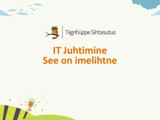 it juhtimine