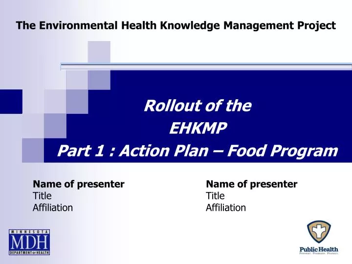 the environmental health knowledge management project