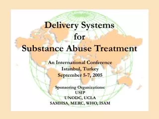 Delivery Systems for Substance Abuse Treatment