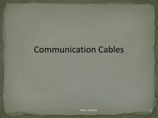 Communication Cables