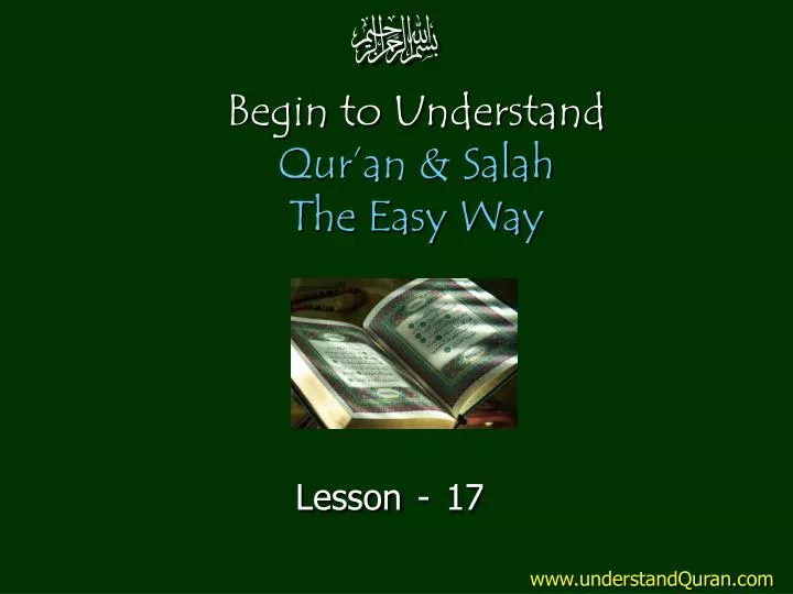 begin to understand qur an salah the easy way