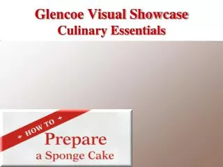 glencoe visual showcase culinary essentials