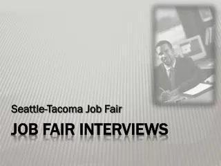 Job Fair Interviews