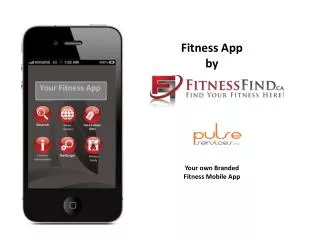 Fitness App by Your own Branded Fitness Mobile App