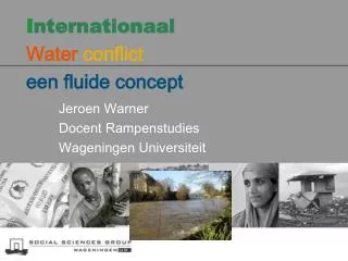 I nternationaal Water conflict een fluide concept
