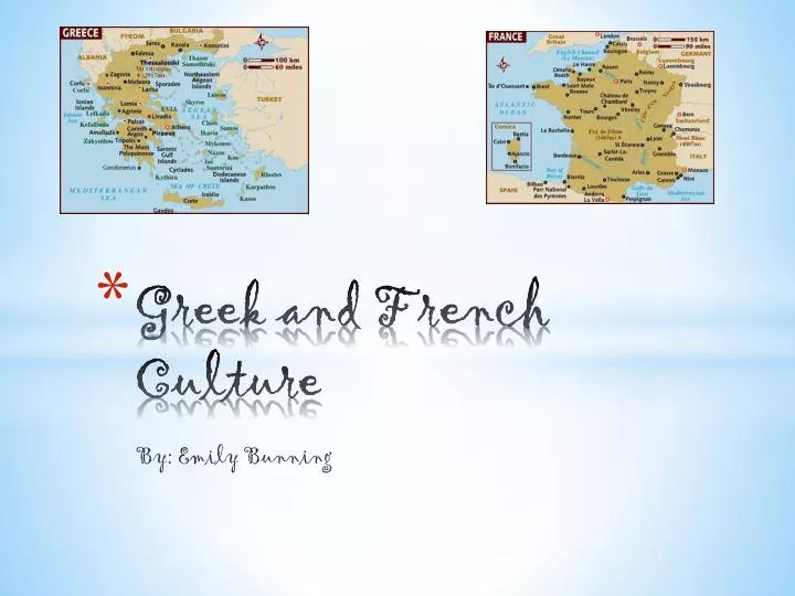 greek and french culture