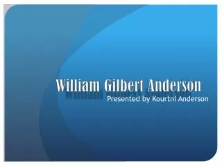 William Gilbert Anderson