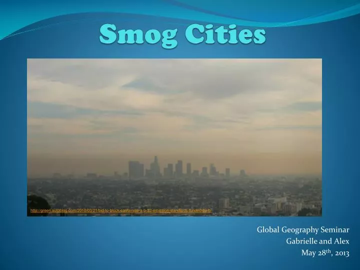 smog cities