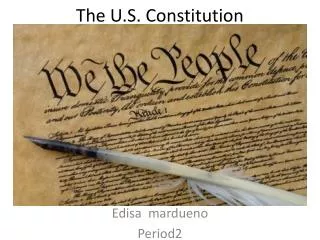 The U.S. Constitution