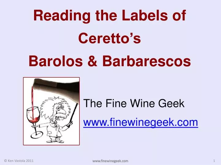 reading the labels of ceretto s barolos barbarescos