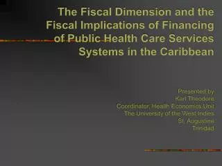 Fiscal Dimension