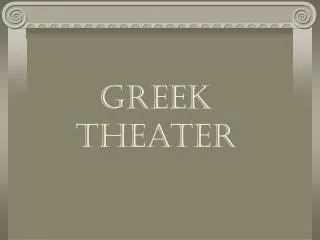 Greek Theater