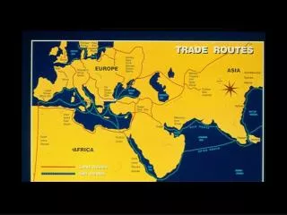 Lands &amp; Trading Routes of the Byzantine Empire