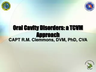 Oral Cavity Disorders: a TCVM Approach