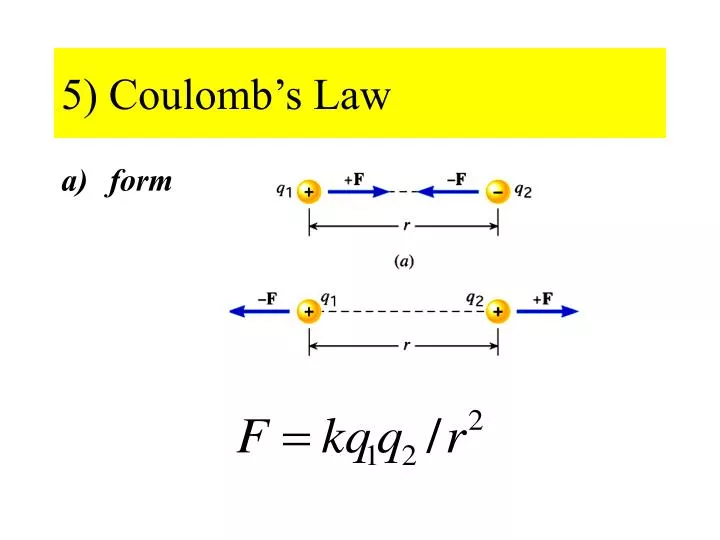 5 coulomb s law