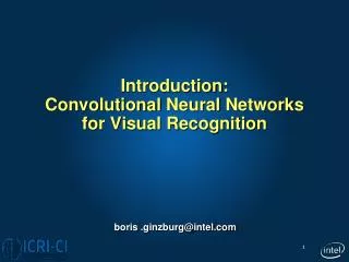 Introduction: Convolutional Neural Networks for Visual Recognition