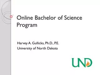 Online Bachelor of Science Program