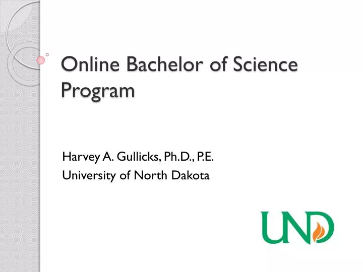 online bachelor of science program