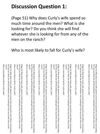 (Page 56) Why does George seem to prefer a whore house over Curly's wife? What is the difference?