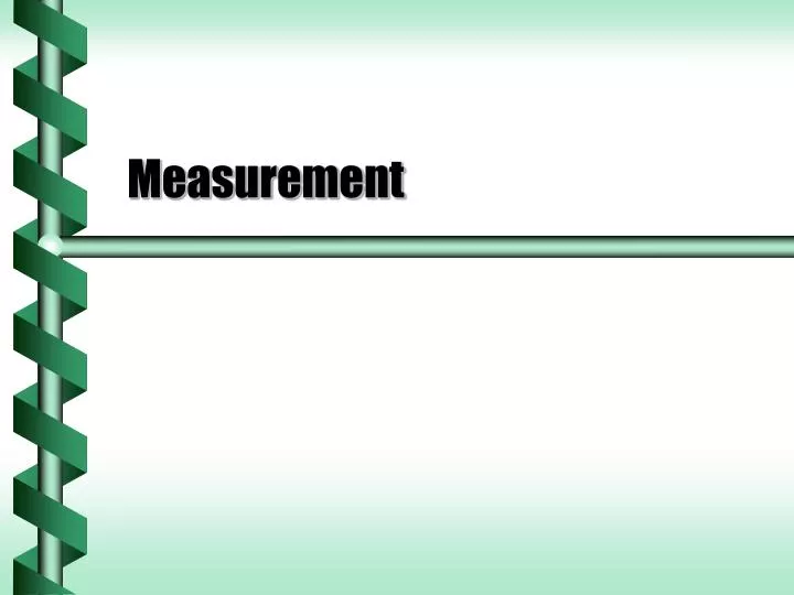 measurement