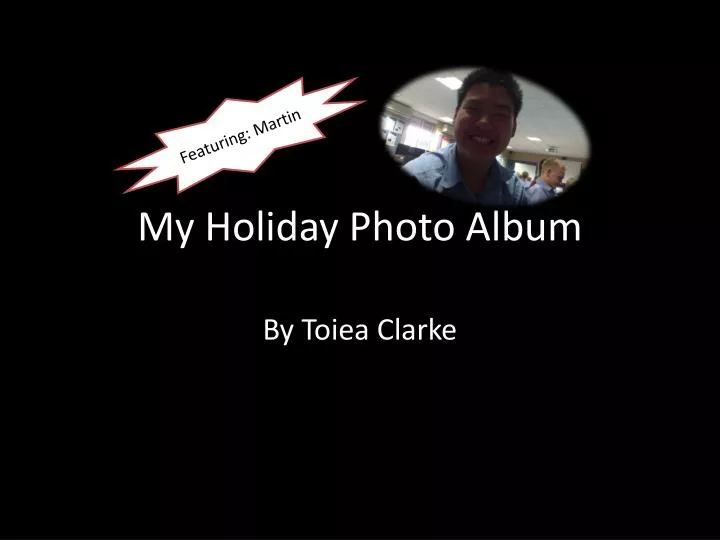 my holiday photo album