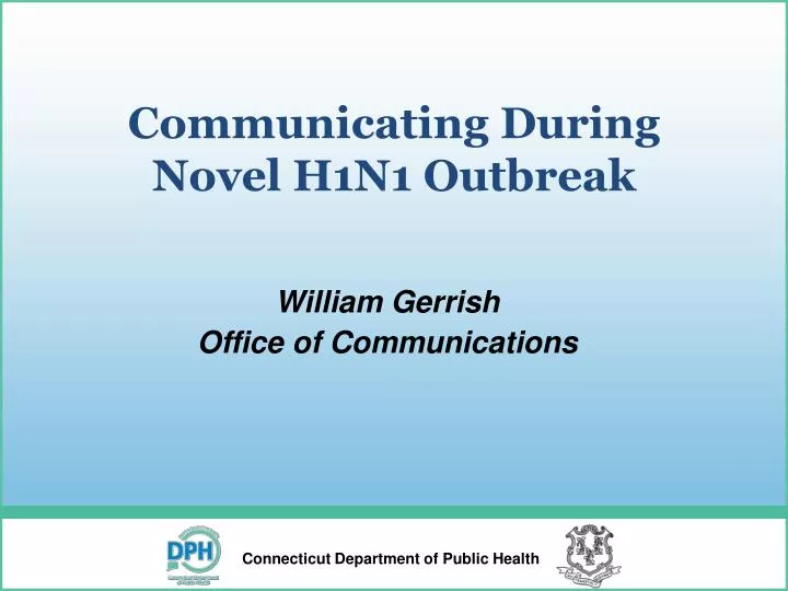 communicating during novel h1n1 outbreak