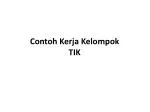 Contoh Kerja Kelompok TIK - slide 1