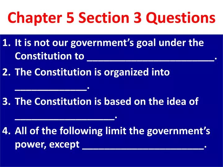 chapter 5 section 3 questions